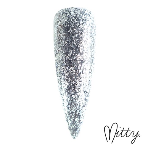 Gel Polish - Platinum Glitter - Glam Baby